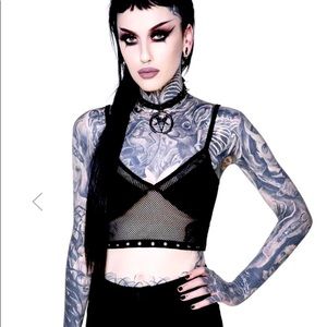 Killstar Terrorizer Fishnet Top, RARE, EUC!